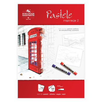 Koh-i-noor Blok Inspiracje2 - Pastele A4, 20 Ark. 220 G.