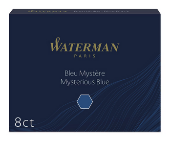 Waterman Naboje Atramentowe Granatowe Długie 8 Szt.