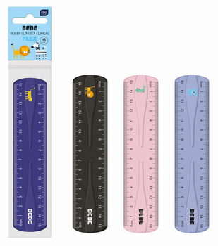 Interdruk Linijka Flex 15cm Bebe Kids Mix