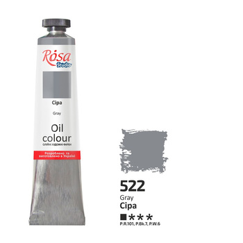Rosa Studio Farba Olejna Gray 522 45 Ml