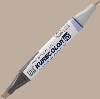 Kuretake Marker Kurecolor Twin Warm Gray 6 W.06