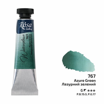 Rosa Gallery Farba  Akwarelowa Azure Green 767 10 Ml Tuba