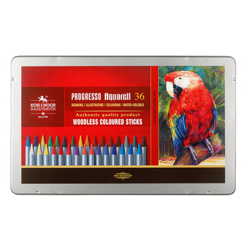 Koh-i-noor Kredki Progresso 8785 Aquarell 36 Kol.