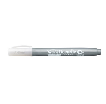 Shachihata Marker Artline Decorite 1 Mm Silver
