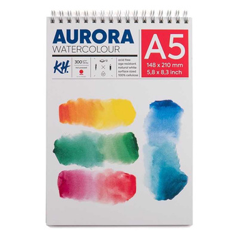 Aurora Blok Do Akwareli A5 300g 12a Spirala Hot Pressed 377003500