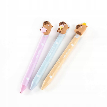 Kidea Długopis Automatyczny Ścieralny Kapibara Mix