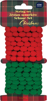 Interdruk Zestaw Sznurków Ozdobnych 2x1m Christmas