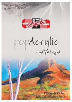 Koh-i-noor Blok Popacrylic A3 10 Ark. 400 G.