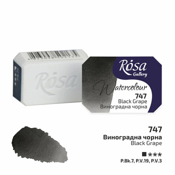 Rosa Gallery Farba Akwarelowa Black Grape 747 2,5 Ml