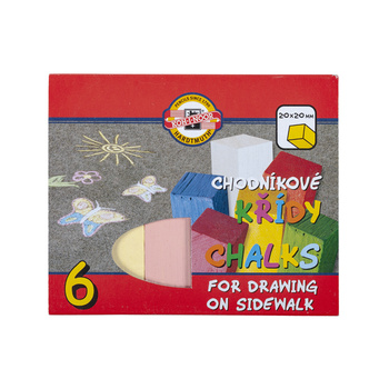 Koh-i-noor Kreda 112510 Chodnikowa Zestaw 6 Kolorów