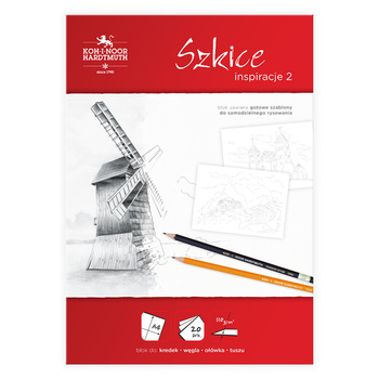 Koh-i-noor Blok Inspiracje2 - Szkice A4, 20 Ark.110 G.