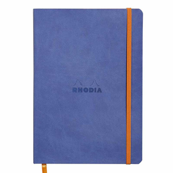 Rhodia Notes A5 90g 80k Miękka Oprawa Linia Sapphire Blue