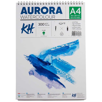 Aurora Blok Do Akwareli A4 300g 12a Spirala Rough 375003400