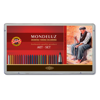 Koh-i-noor Wkłady Mondeluz 3796 3,8 Mm 32 Kol. + Ołówek Mechaniczny