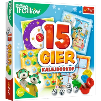Trefl Gra Rodzina Treflików 15 Gier Kalejdoskop