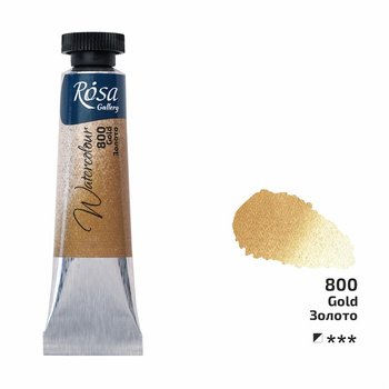 Rosa Gallery Farba  Akwarelowa  Gold 800 10 Ml Tuba