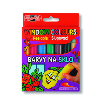 Koh-i-noor Farby Witrażowe 9738 5 Kol.+ 2 Kontury 10,5 Ml