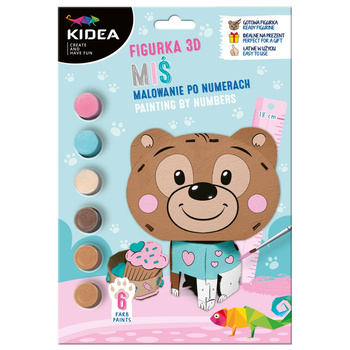 Kidea Malowanie Po Numerach Miś