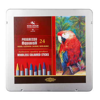 Koh-i-noor Kredki Progresso 8784 Aquarell 24 Kol.