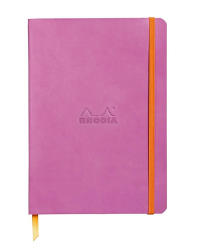 Rhodia Notes A5 90g 96k Twarda Oprawa Linia Liliowy