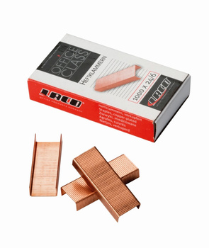 Laco Zszywki 24/6 Miedziowane