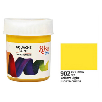 Rosa Studio Farba Gwaszowa Light Yellow 902 40 Ml