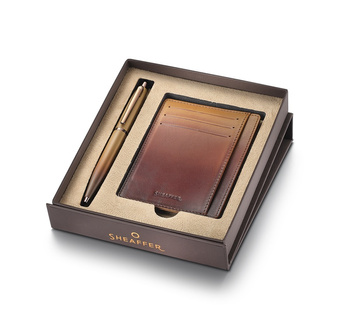 Sheaffer Zestaw Coffee Edition VFM Długopis + Etui Na Karty 9428