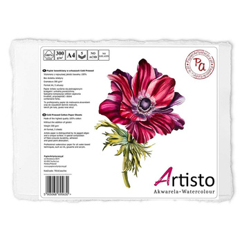 Papier Artystyczny Do Akwareli A4 300g 5a Cold Pressed 7014/Zawilec