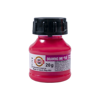 Koh-i-noor Tusz Kreślarski Fluorescencyjny 1417902 Różowy 20 G.