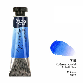 Rosa Gallery Farba  Akwarelowa  Cobalt Blue 716 10 Ml Tuba