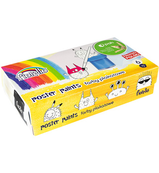 Fiorello Farby Plakatowe 6 Kolorów