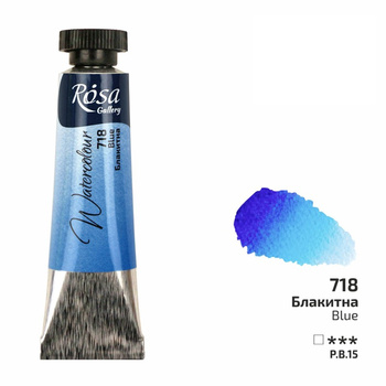 Rosa Gallery Farba  Akwarelowa  Blue Light 718 10 Ml Tuba