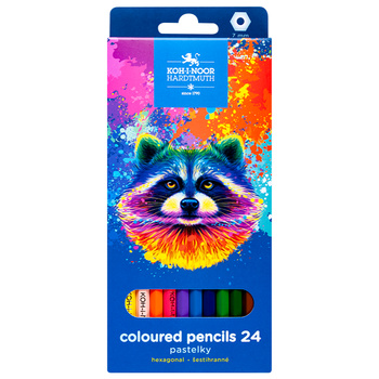 Koh-i-noor Kredki 3554 24 Kolory Szop - Seria Niebieska