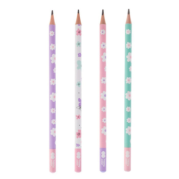 Happy Color Ołówek Trójkątny 2b Pearl Flower Mix