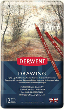 Derwent Drawing Zestaw Kredek 12 Szt.