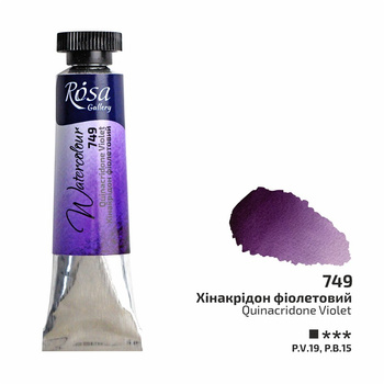 Rosa Gallery Farba  Akwarelowa  Quinacridone Violet 749 10 Ml Tuba