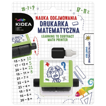 KIDEA DRUKARKA MATEMATYCZNA NAUKA ODEJMOWANIA