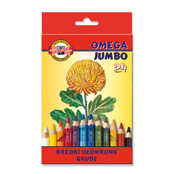 Koh-i-noor Kredki Omega Jumbo 3384/2 24 Kolory