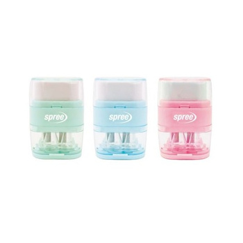 Spree Temperówka Podwójna Z Gumką Pastel 57620 Mix