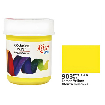Rosa Studio Farba Gwaszowa Lemon Yellow 903 40 Ml