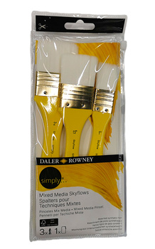 Rowney Zestaw Pędzli 3szt Syntetyczne 216650300