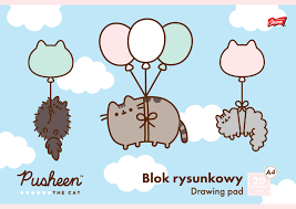 PUSHEEN BLOK RYSUNKOWY A4 20 K.