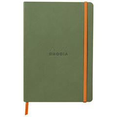 Rhodia Notes A5 90g 80k Miękka Oprawa Linia Sage