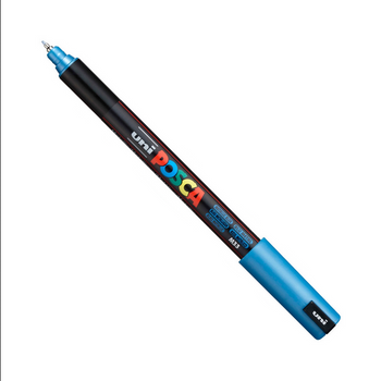 Uni Posca Marker Pc-1mr Metallic Blue 0,7 Mm