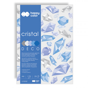 Happy Color Blok Deco Cristal A4 20 Ark. 170 G.