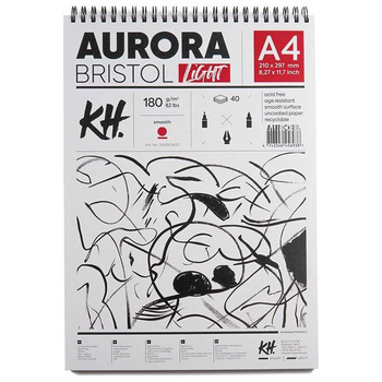 Aurora Blok Bristol Light A4 180g 40a Spirala 569003400