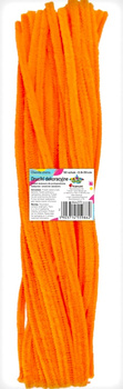 Titanum Druciki Dekoracyjne 0,6x30cm 50szt Pomarańczowy Neon
