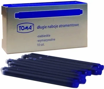 Toma Naboje Do Piór Długie Niebieskie A10
