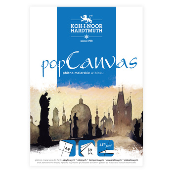 Koh-i-noor Płótno Malarskie W Bloku A4 280 G. 10 Ark. - Popcanvas