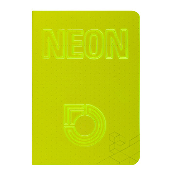 Koh-I-Noor Zeszyt Neon PP A5 42 Kartki 80g Kratka